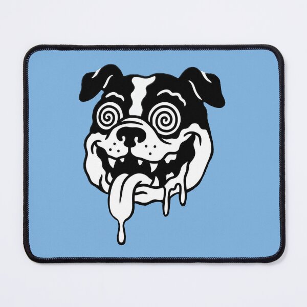 Item preview, Hypnotic Pitbull Trippy Skater Dog Art designed and sold by BitDoodle.