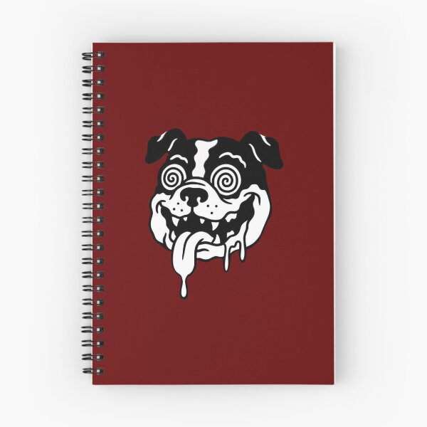 Item preview, Hypnotic Pitbull Trippy Skater Dog Art designed and sold by BitDoodle.