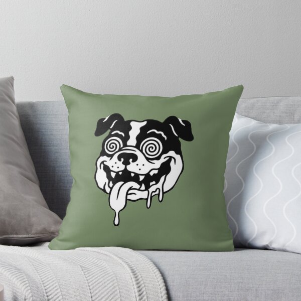 Item preview, Hypnotic Pitbull Trippy Skater Dog Art designed and sold by BitDoodle.