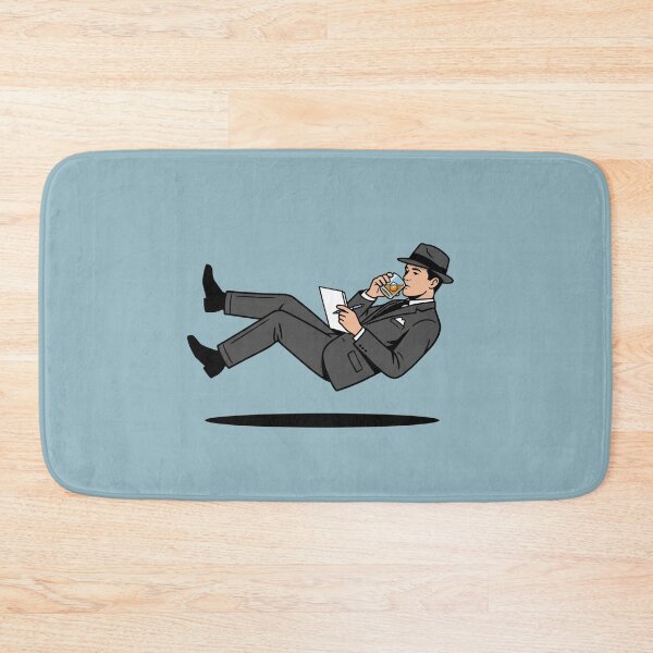 Item preview, Mid Century Floating Executive Whiskey Drinker Retro Mad Men Humor Pop Art designed and sold by Rare By Hero.