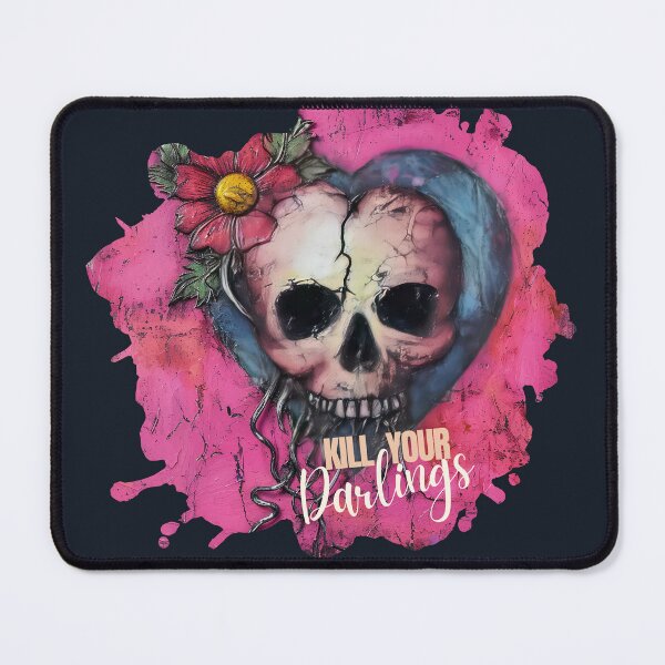 Item preview, Kill Your Darlings – Skull & Floral Design for Writers, Editors & Creatives designed and sold by jkleditor.