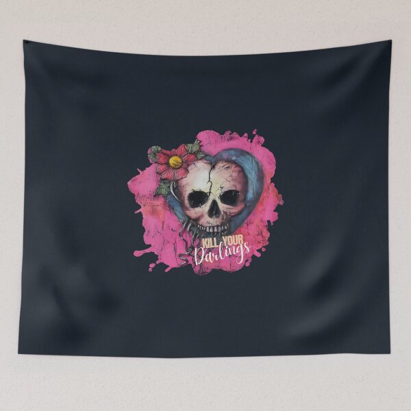 Item preview, Kill Your Darlings – Skull & Floral Design for Writers, Editors & Creatives designed and sold by jkleditor.