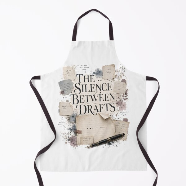 Item preview, The Silence Between Drafts – Minimal Poetcore Writer Typography designed and sold by Golden Era Studio.