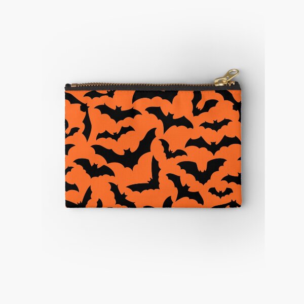 Item preview, Vampire Flight at Dusk – Bold Spooky Bats Pattern | Orange designed and sold by Frohyou.