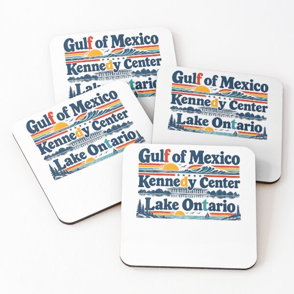 Item preview, Gulf of Mexico Kennedy Center Lake Ontario Retro Sunset Wave Scene Fan Apparel designed and sold by slmfams.