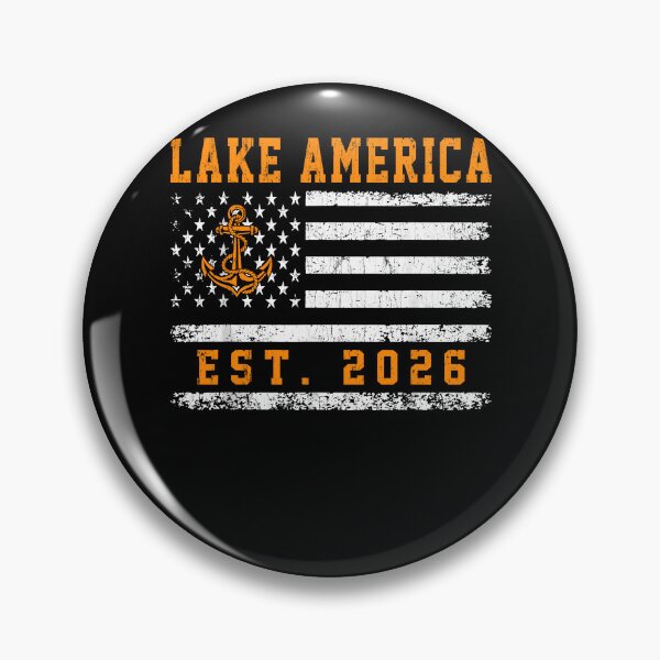 Item preview, Lake America Est 2026 Distressed American Flag Anchor Patriotic Fan Apparel designed and sold by slmfams.