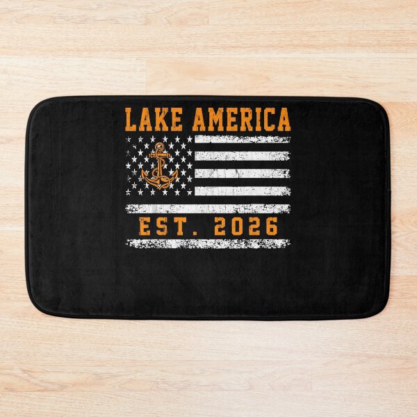Item preview, Lake America Est 2026 Distressed American Flag Anchor Patriotic Fan Apparel designed and sold by slmfams.