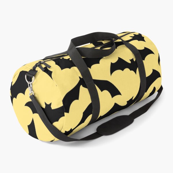 Item preview, Vampire Flight at Dusk – Bold Spooky Bats Pattern | Yellow designed and sold by Frohyou.