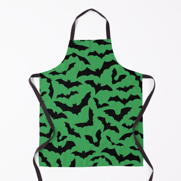 Item preview, Vampire Flight at Dusk – Bold Spooky Bats Pattern | Green designed and sold by Frohyou.