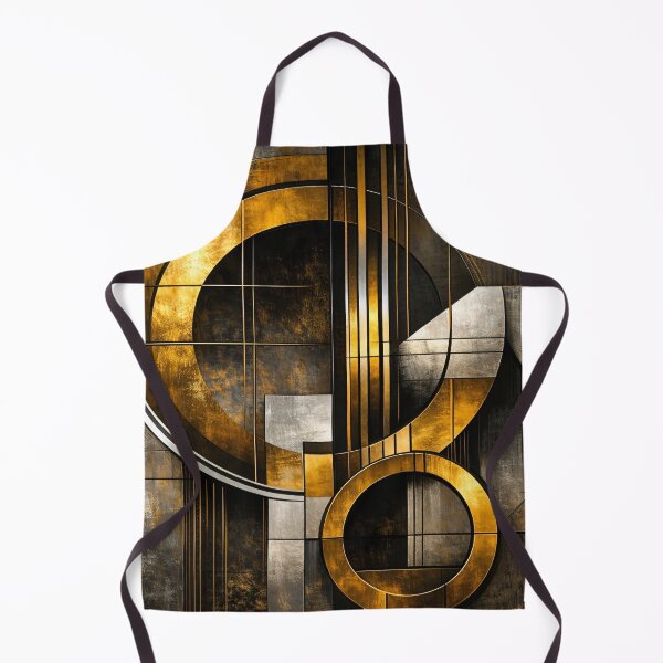 Item preview, Black Gold Geometric Art Deco – Luxury Abstract Modern Wall Art Print designed and sold by Kaleidoscope Print.