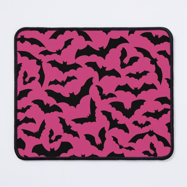 Item preview, Vampire Flight at Dusk – Bold Spooky Bats Pattern | Pink designed and sold by Frohyou.