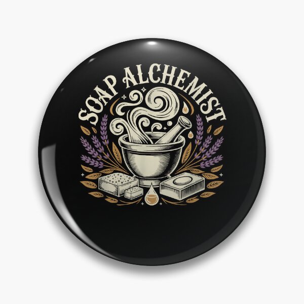 Item preview, Soap Alchemist Mortar Pestle Lavender Handmade Soap Maker Fan Apparel designed and sold by slmfams.