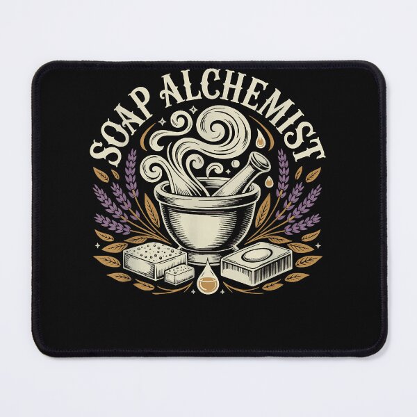 Item preview, Soap Alchemist Mortar Pestle Lavender Handmade Soap Maker Fan Apparel designed and sold by slmfams.