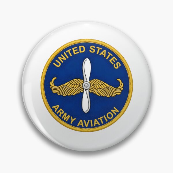 Item preview, United States Army Aviation Branch Insignia Emblem Patch designed and sold by CharlieDesings.