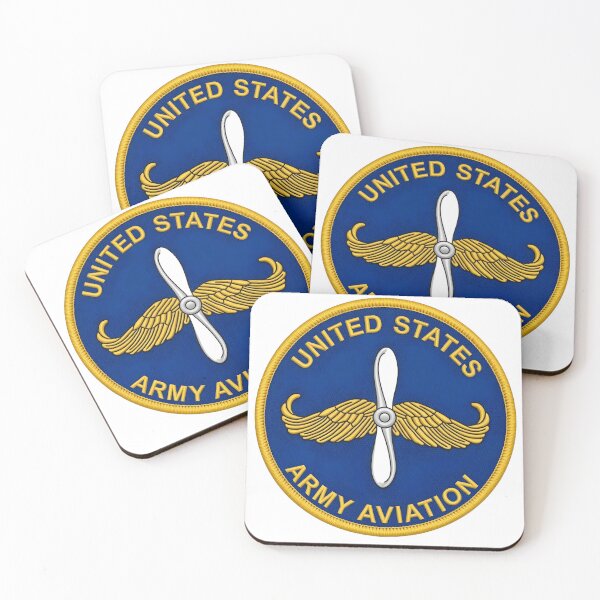 Item preview, United States Army Aviation Branch Insignia Emblem Patch designed and sold by CharlieDesings.