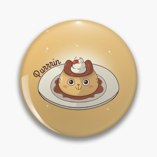 Item preview, Purrrin – Cute Japanese Pudding Cat designed and sold by Freecheese.