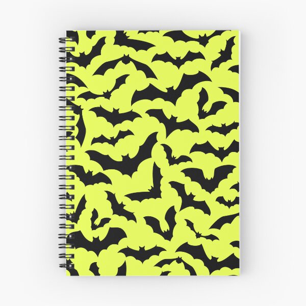 Item preview, Vampire Flight at Dusk – Bold Spooky Bats Pattern | Chartreuse designed and sold by Frohyou.