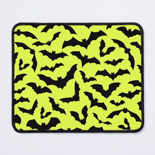 Item preview, Vampire Flight at Dusk – Bold Spooky Bats Pattern | Chartreuse designed and sold by Frohyou.