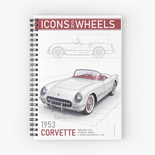 Item preview, Corvette C1 designed and sold by Theodor Decker.