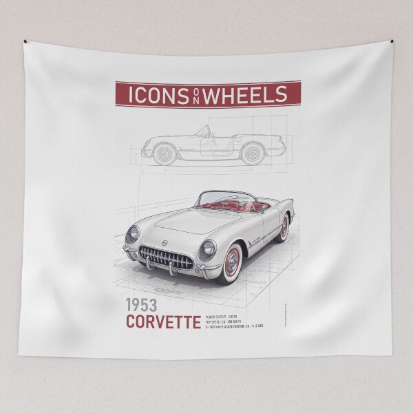 Item preview, Corvette C1 designed and sold by Theodor Decker.