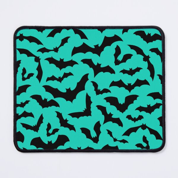 Item preview, Vampire Flight at Dusk – Bold Spooky Bats Pattern | Teal designed and sold by Frohyou.