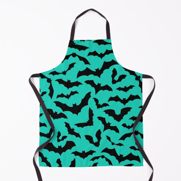 Item preview, Vampire Flight at Dusk – Bold Spooky Bats Pattern | Teal designed and sold by Frohyou.