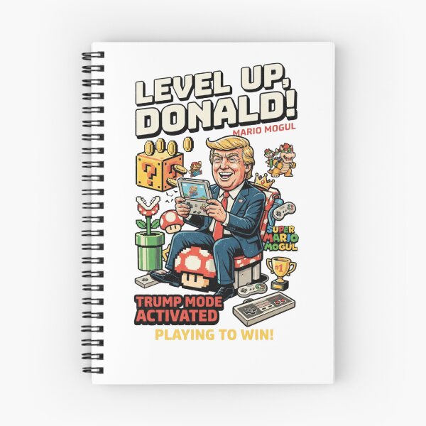 Item preview, Level Up Donald Trump Gaming Parody Art designed and sold by Alaric4you.