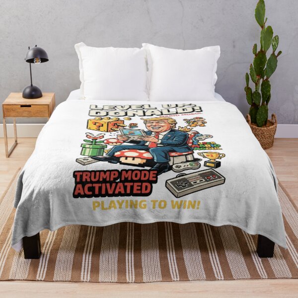 Item preview, Level Up Donald Trump Gaming Parody Art designed and sold by Alaric4you.