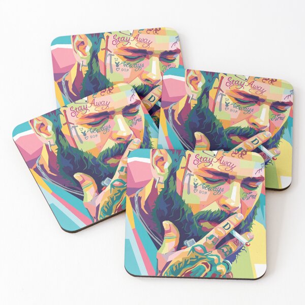 Item preview, Post Malone Pop Art designed and sold by SiksisArt.