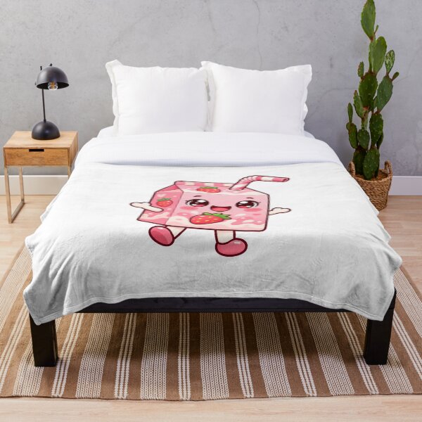 Artikelvorschau, Kawaii Erdbeermilchkarton entworfen und verkauft von Krys-Designs.