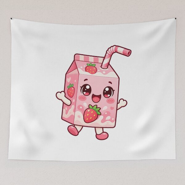 Item preview, Kawaii Strawberry Milk Carton designed and sold by Krys-Designs.