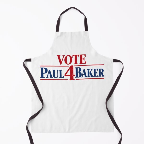 Item preview, Vote Paul 4 Baker Red Blue Campaign Text Political Fan Apparel designed and sold by slmfams.
