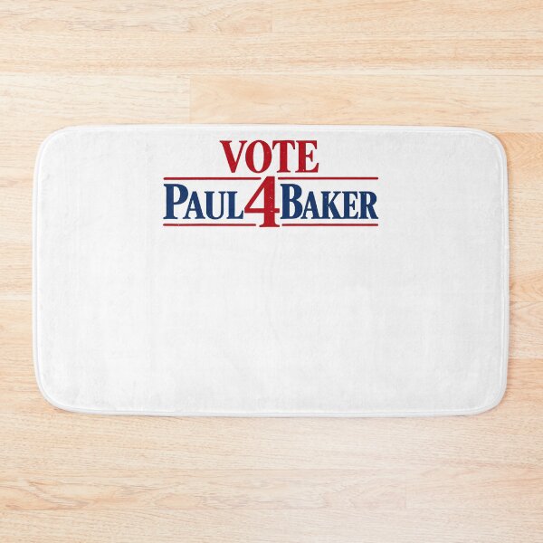 Item preview, Vote Paul 4 Baker Red Blue Campaign Text Political Fan Apparel designed and sold by slmfams.