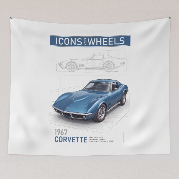 Item preview, Corvette C3 designed and sold by Theodor Decker.