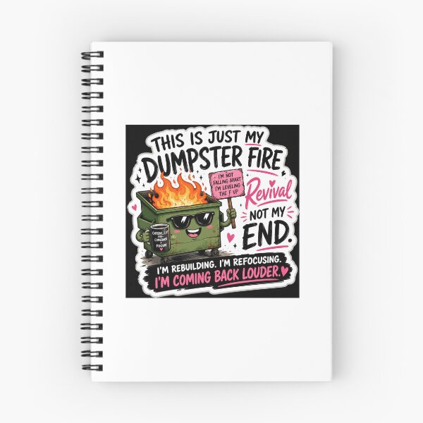 Item preview, Dumpster Fire Revival Comeback Humor designed and sold by Halb92.