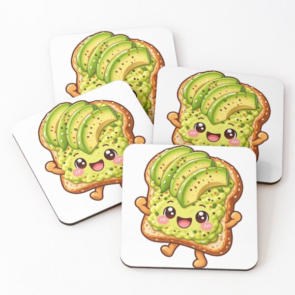 Item preview, Kawaii Avocado Toast designed and sold by Krys-Designs.