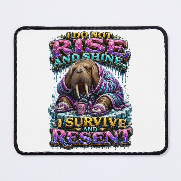 Item preview, I Do Not Rise And Shine I Survive And Resent designed and sold by Sovereign Supply Co..