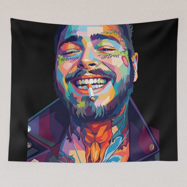 Item preview, Post Malone Wpap Pop Art designed and sold by SiksisArt.