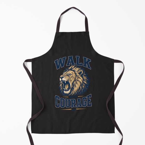 Item preview, Athletic Lion Roar Walk With Courage Motivational Quote designed and sold by Bennie Singh.