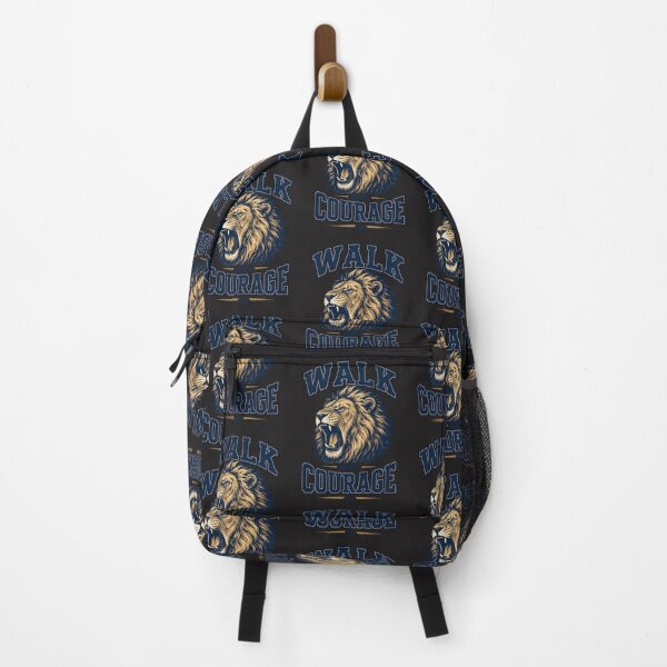 Item preview, Athletic Lion Roar Walk With Courage Motivational Quote designed and sold by Bennie Singh.