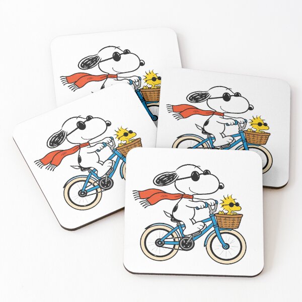 Item preview, Winter Bicycle Adventure Dog and Bird Cycling designed and sold by obertseliser.