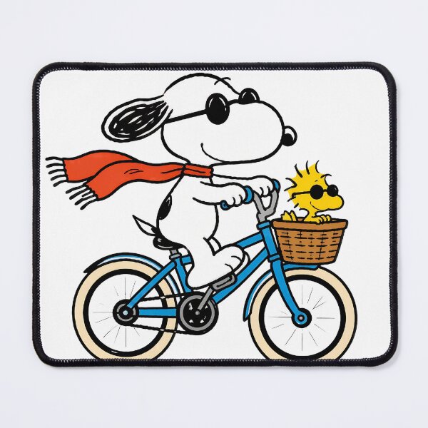 Item preview, Winter Bicycle Adventure Dog and Bird Cycling designed and sold by obertseliser.
