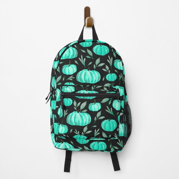 Item preview, Midnight Pumpkin Patch – Gothic Watercolor Pattern | Teal designed and sold by Frohyou.