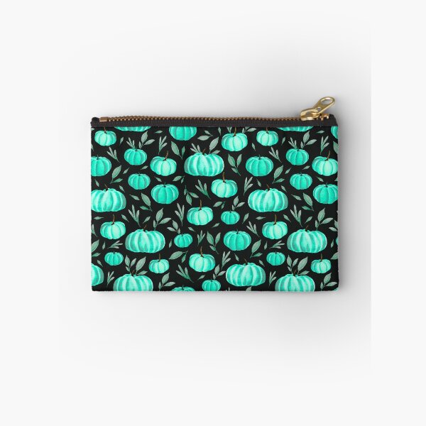 Item preview, Midnight Pumpkin Patch – Gothic Watercolor Pattern | Teal designed and sold by Frohyou.