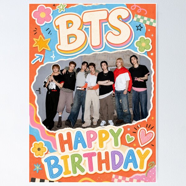 Item preview, HAPPY BIRTHDAY BTS designed and sold by jaofnn.