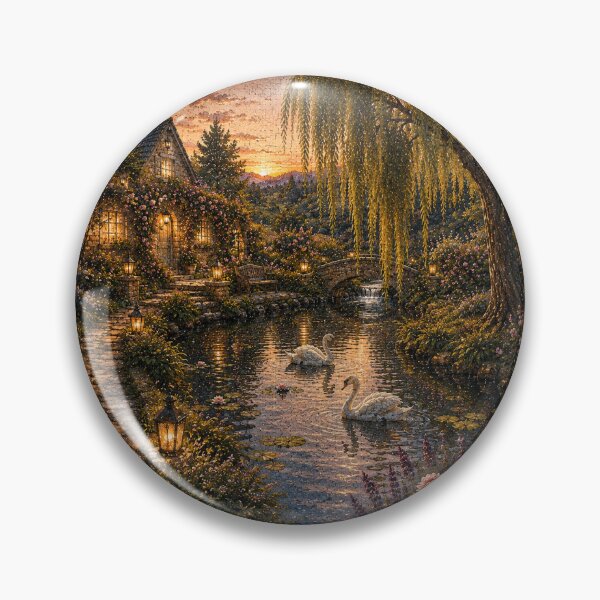 Item preview, The Swan Pond designed and sold by WildSkyMuse.