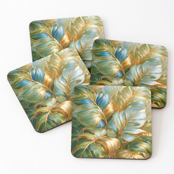 Item preview, Abstract Tropical Leaves Art designed and sold by MargaretWiktor.