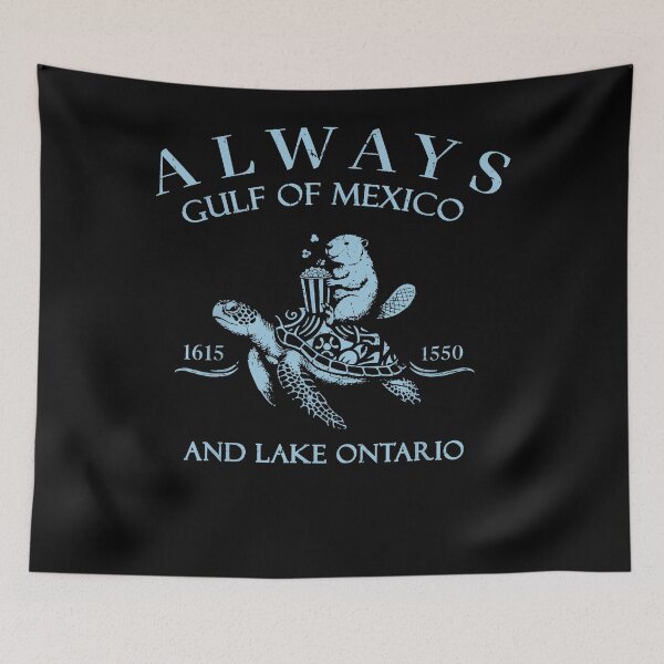 Item preview, Always Gulf of Mexico and Lake Ontario Beaver Turtle Popcorn Fan Apparel designed and sold by slmfams.