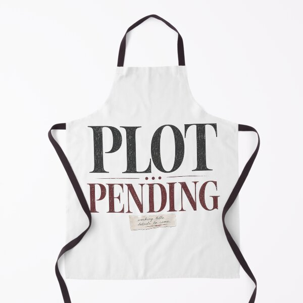 Item preview, Plot Pending – Minimal Funny Writer Typography designed and sold by Golden Era Studio.