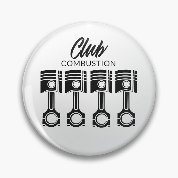 Item preview, Club Combustion Engine Piston Design for Gearheads, Classic Car Guys and Mechanics designed and sold by BriAngelaBubbleDesigns.